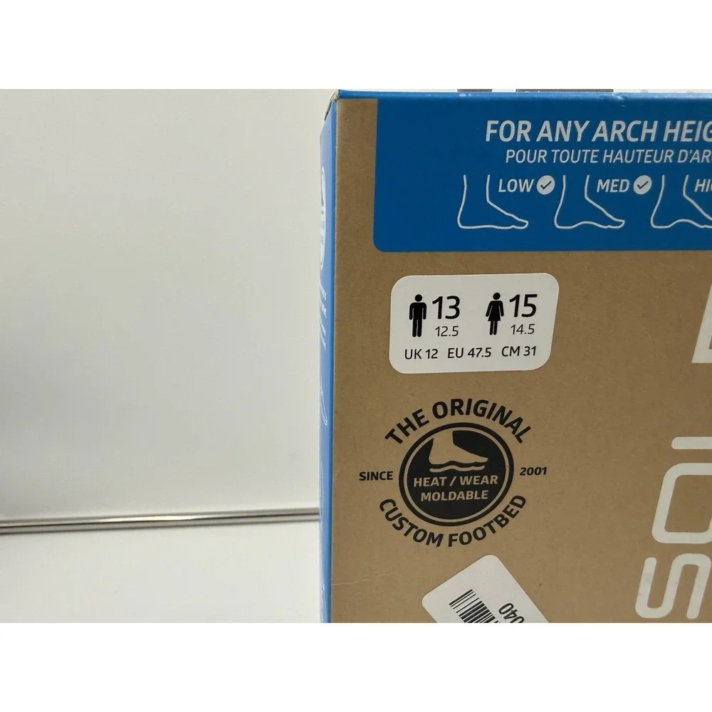 sole active thick Insole Custom Moldable Ortholic Support For Any Arch Type Plan